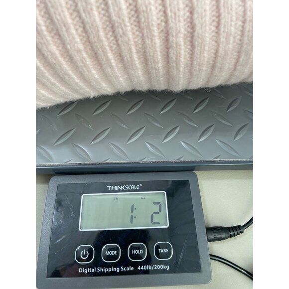 Sundance Ribbed Knit Pullover Sweater Womens M High Neck Pink Cozy Knit Staple - Picture 6 of 6